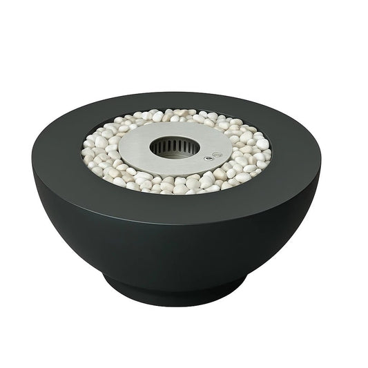 ScandiFlames Circula Outdoor Bioethanol Freestanding Fireplace in 38.5H x 81W x 81D cm