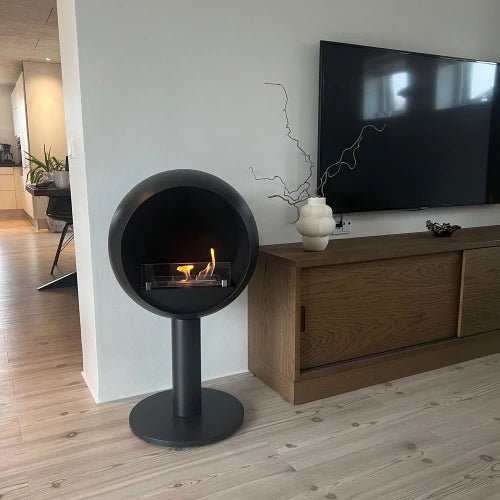 ScandiFlames Edmonton Bioethanol Freestanding Fireplace in 86.5H x 50.2W x 40D cm