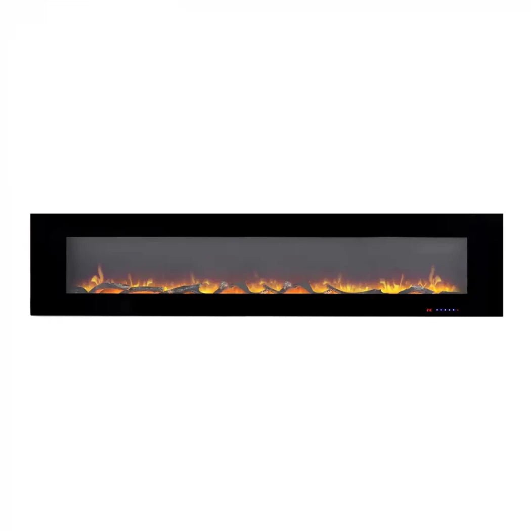 Scandiflames Electric Azurite Wall Mounted Electric LED Fireplace in 46.6H x 91.5W x 13.9D cm