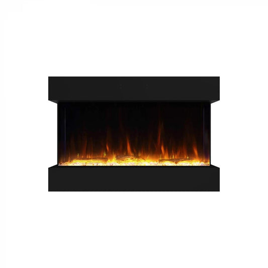 Scandiflames Electric Feroza Wall Mounted LED Electric Fireplace in 68H x 101.4W x 32D cm