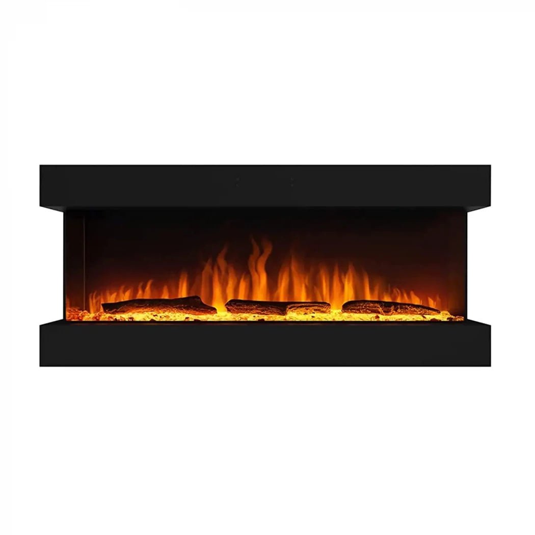 Scandiflames Electric Feroza Wall Mounted LED Electric Fireplace in 68H x 137W x 32D cm