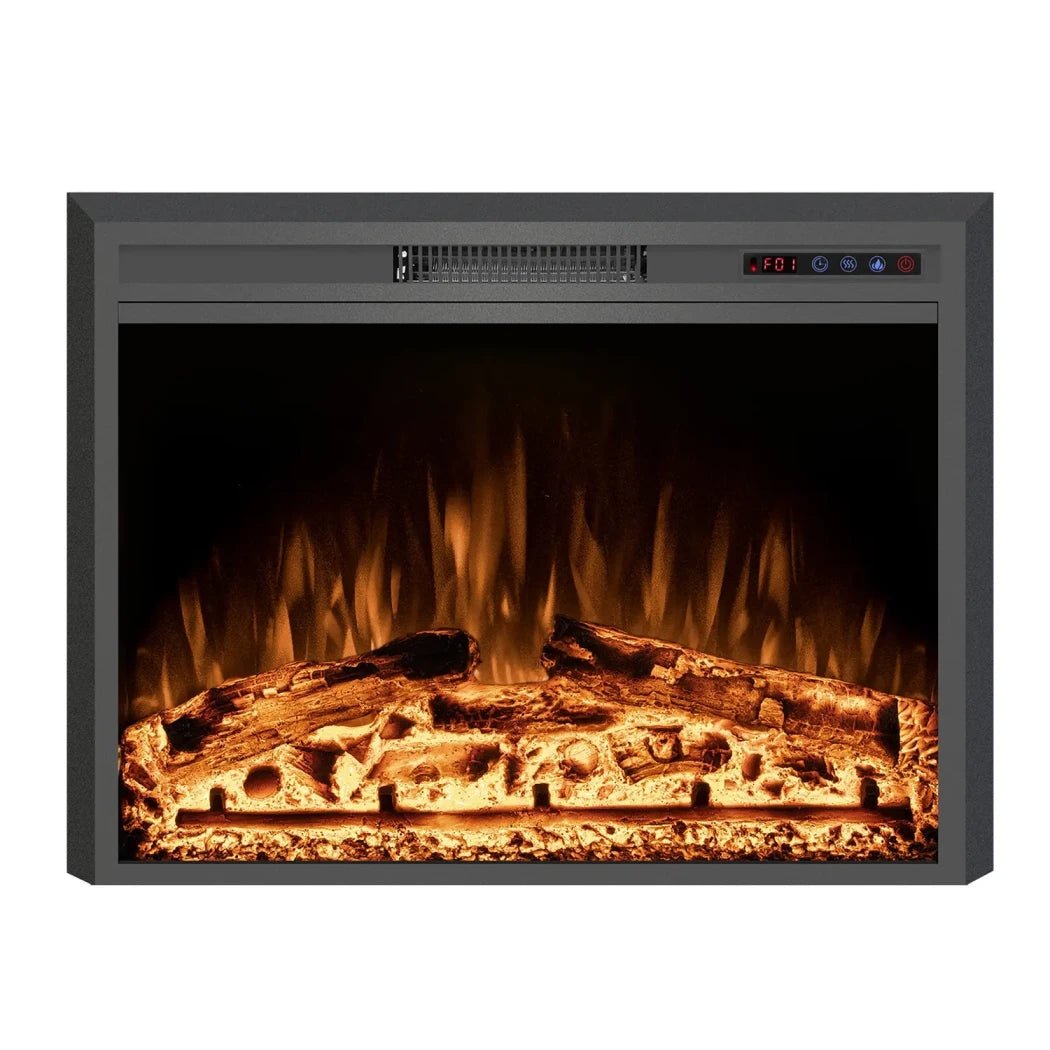 Scandiflames Electric Pyrope LED Fireplace Insert in 53H x 90.5W x 16.5D cm