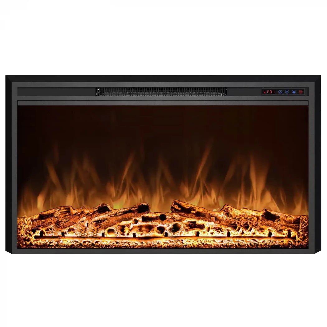 Scandiflames Electric Pyrope LED Fireplace Insert in 62.8H x 77.5W x 16.5D cm