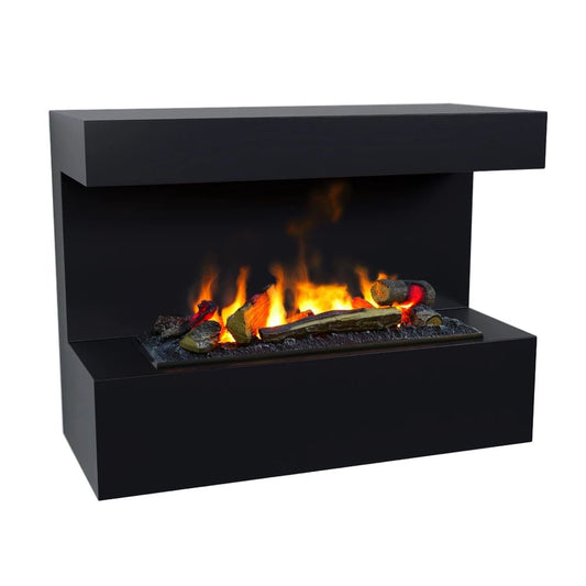 Scandiflames Electric Steinsdal Wall Mounted Water Vapour Fireplace in 60H x 80L x 35W cm