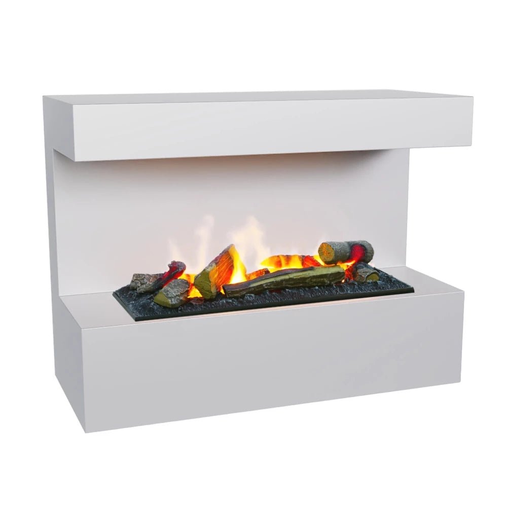 Scandiflames Electric Steinsdal Wall Mounted Water Vapour Fireplace in 60H x 80L x 35W cm