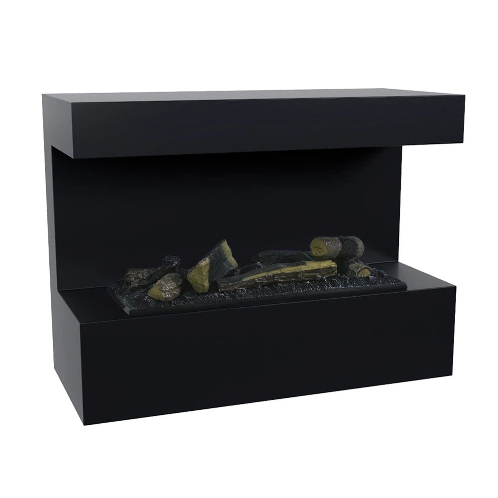 Scandiflames Electric Steinsdal Wall Mounted Water Vapour Fireplace in 60H x 80L x 35W cm