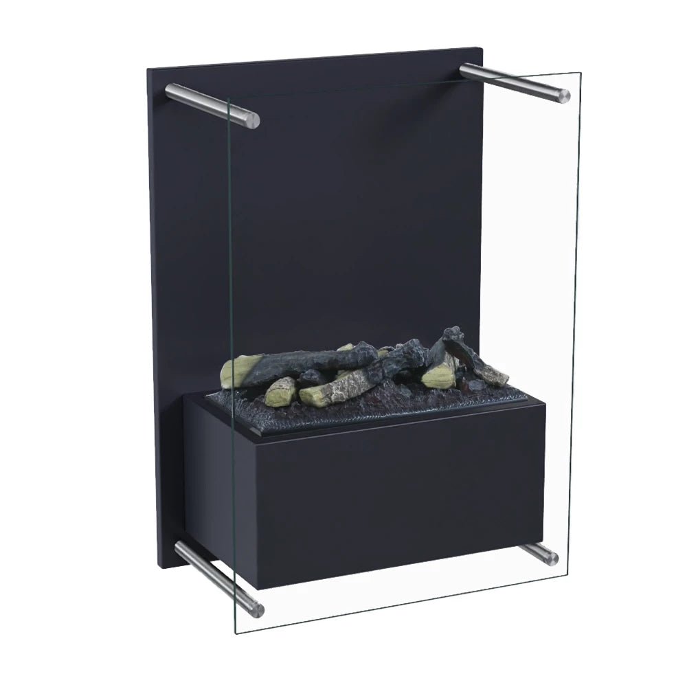 Scandiflames Electric Yosemite Wall Mounted Water Vapour Fireplace in 70H x 50L x 29W cm