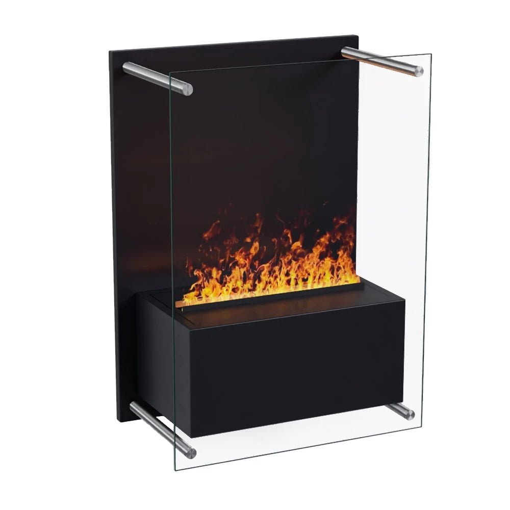 Scandiflames Electric Yosemite Wall Mounted Water Vapour Fireplace in 70H x 50L x 29W cm