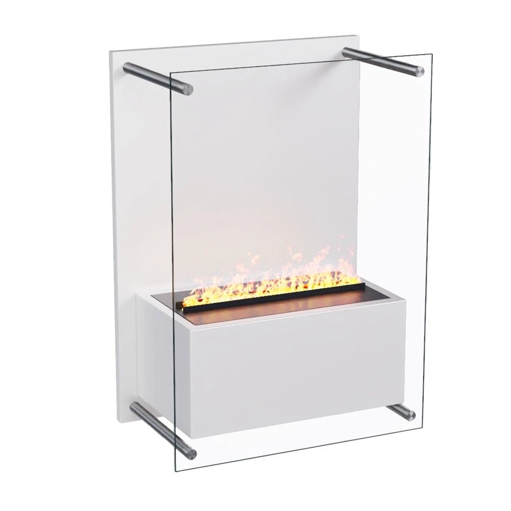 Scandiflames Electric Yosemite Wall Mounted Water Vapour Fireplace in 70H x 50L x 29W cm
