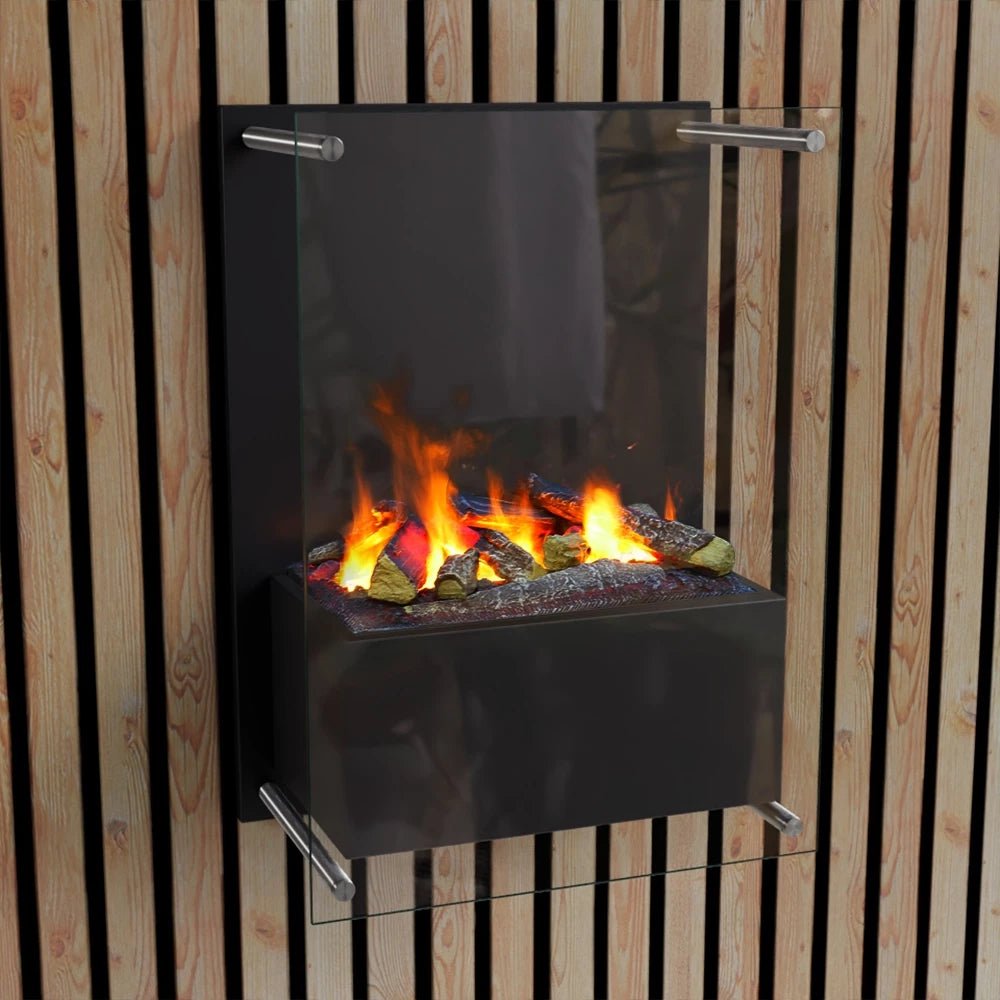 Scandiflames Electric Yosemite Wall Mounted Water Vapour Fireplace in 70H x 50L x 29W cm
