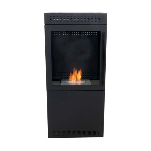 ScandiFlames Jackson Freestanding Bioethanol Fireplace in 104H x 50W x 30D cm