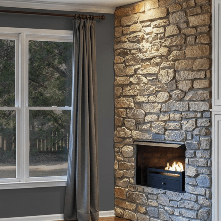 ScandiFlames Kingston Freestanding Insert in 29H x 46W x 32D cm