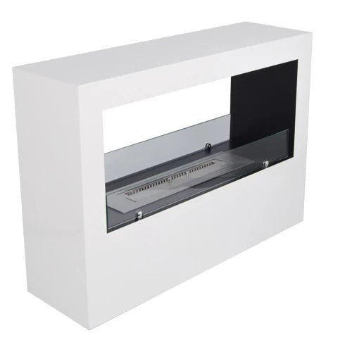 ScandiFlames Lansing L Bioethanol Freestanding Fireplace in 70H x 100W x 30D cm