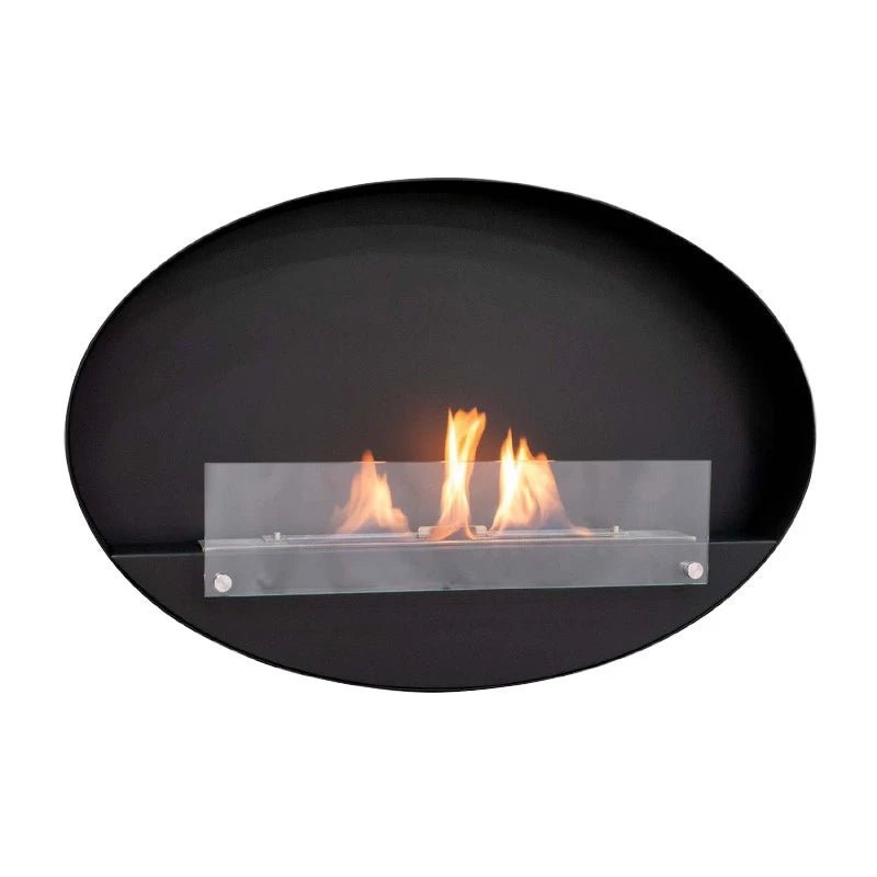 ScandiFlames Maryland Bioethanol Wall-Mounted Fireplace in 60H x 90W x 13D cm