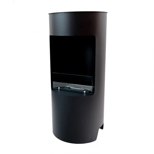 ScandiFlames Montgomery Bioethanol Freestanding Fireplace in 95H x 45W x 45D cm