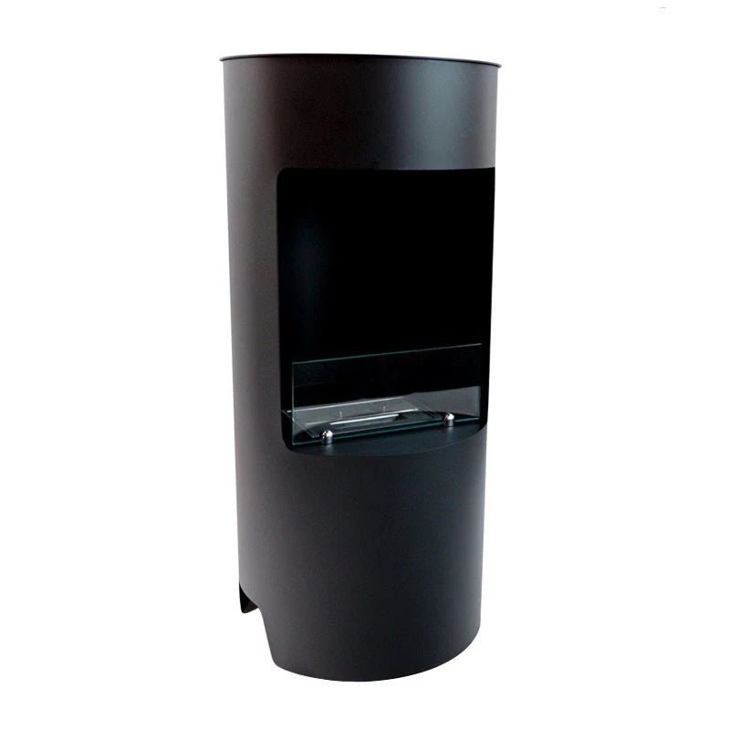 ScandiFlames Montgomery Bioethanol Freestanding Fireplace in 95H x 45W x 45D cm