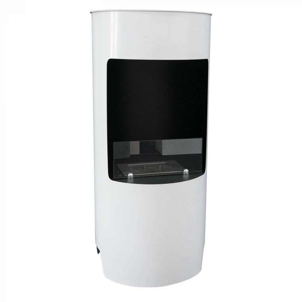 ScandiFlames Montgomery Bioethanol Freestanding Fireplace in 95H x 45W x 45D cm