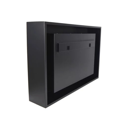 ScandiFlames Nebraska Bioethanol Wall Mounted Fireplace in 54H x 78W x 16.5D cm