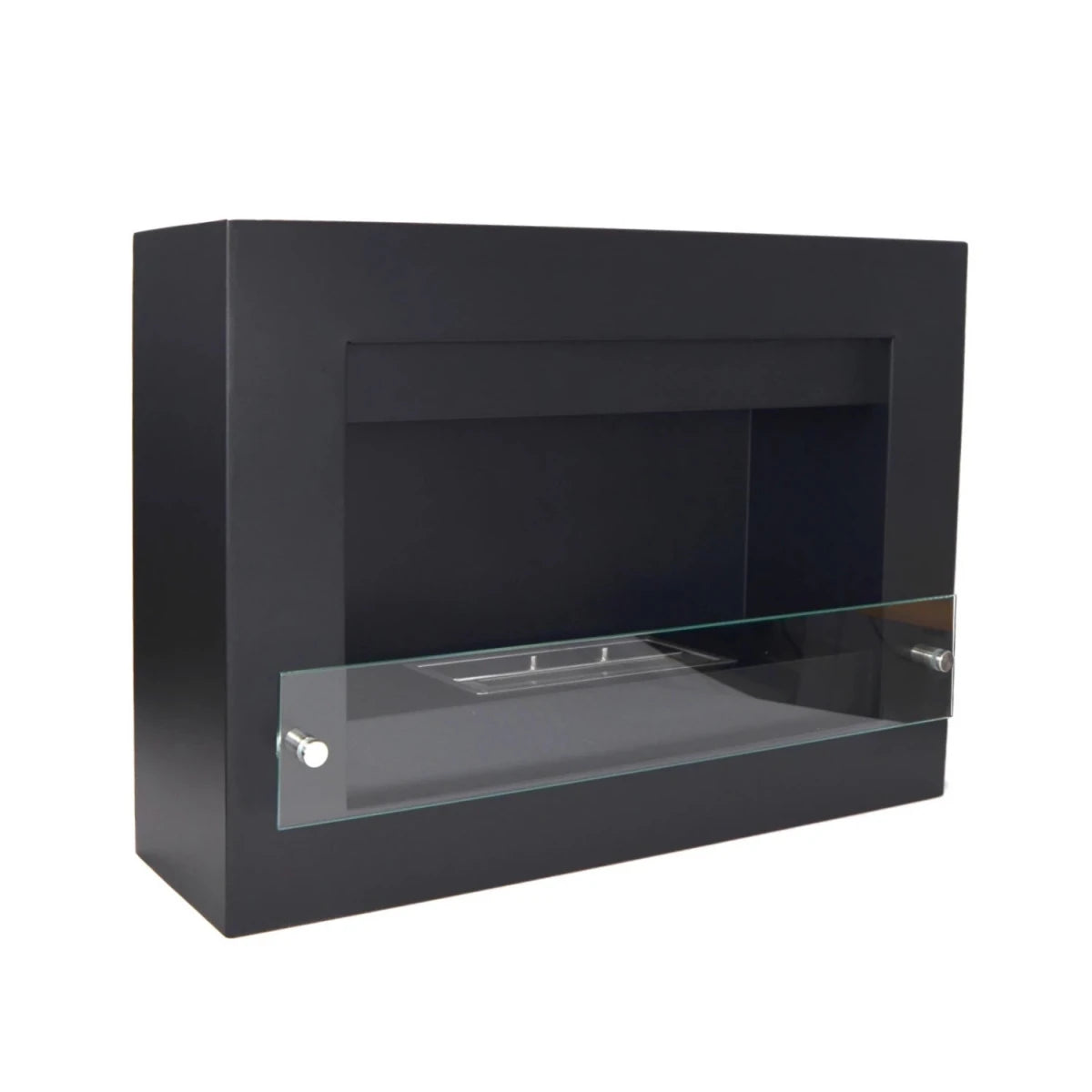 ScandiFlames Nebraska Bioethanol Wall Mounted Fireplace in 54H x 78W x 16.5D cm
