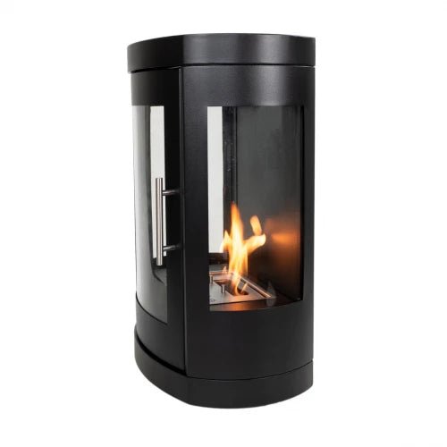 ScandiFlames Oregon Bioethanol Wall - Mounted Fireplace in 63H x 48W x 28.6D cm