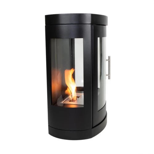 ScandiFlames Oregon Bioethanol Wall - Mounted Fireplace in 63H x 48W x 28.6D cm