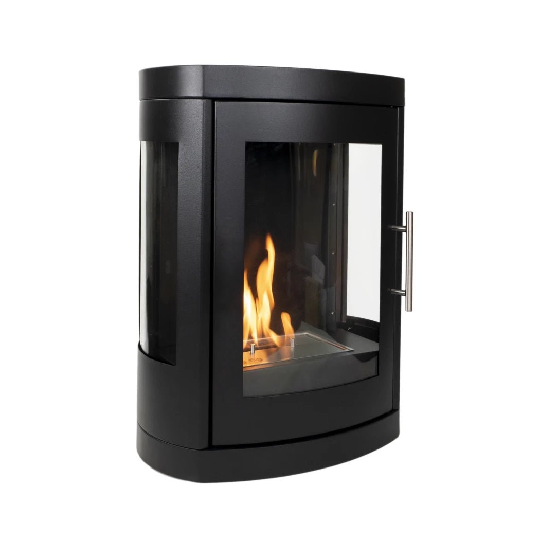 ScandiFlames Oregon Bioethanol Wall - Mounted Fireplace in 63H x 48W x 28.6D cm