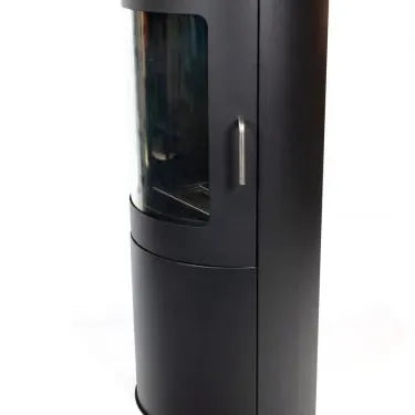 ScandiFlames Richmond Freestanding Bioethanol Fireplace in 96H x 44W x 30D cm