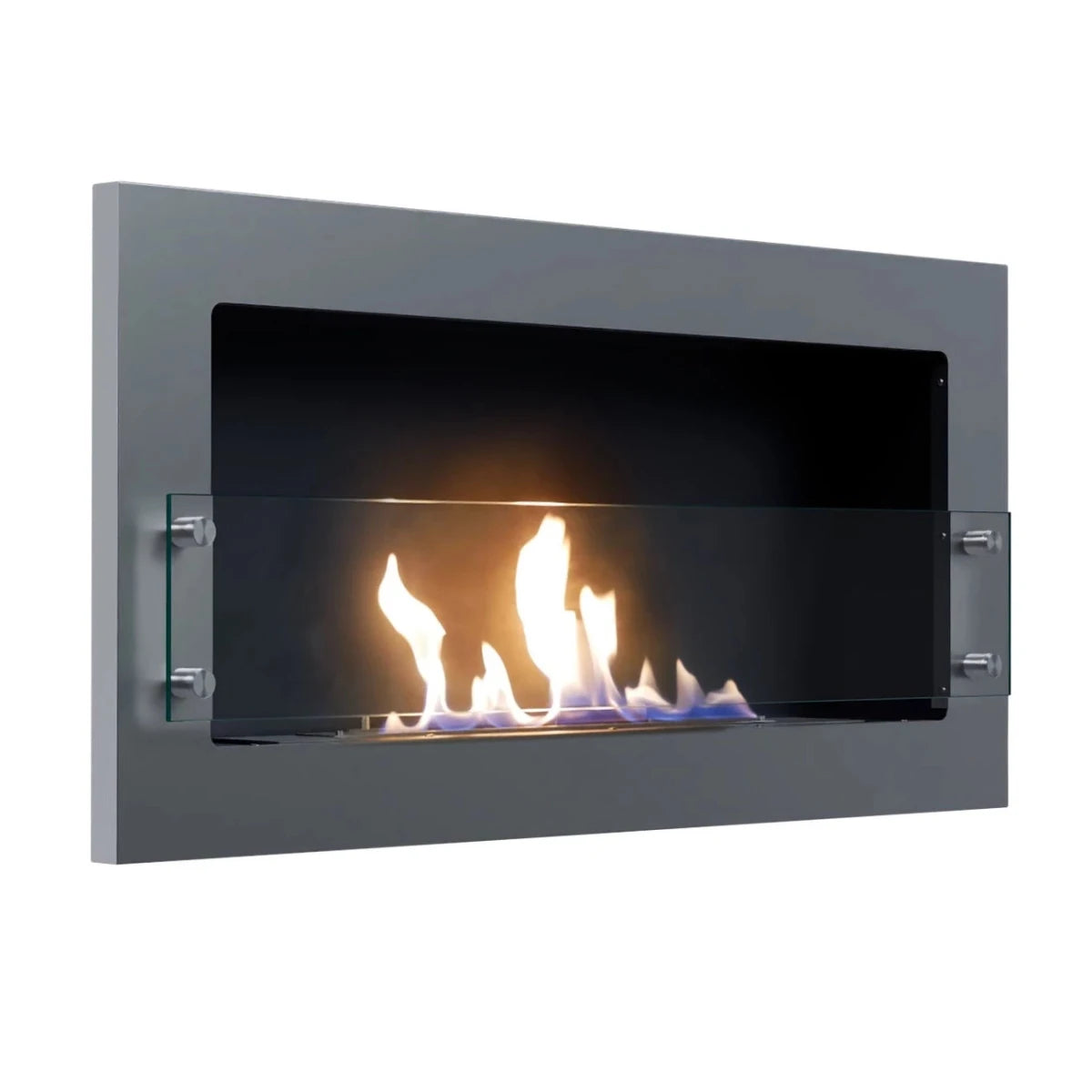 ScandiFlames Texas Bioethanol Wall - Mounted Fireplace in 45H x 90W x 12.1D cm