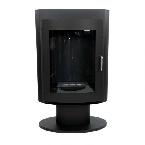 ScandiFlames Trenton Freestanding Bioethanol Fireplace in 98H x 60W x 30D cm