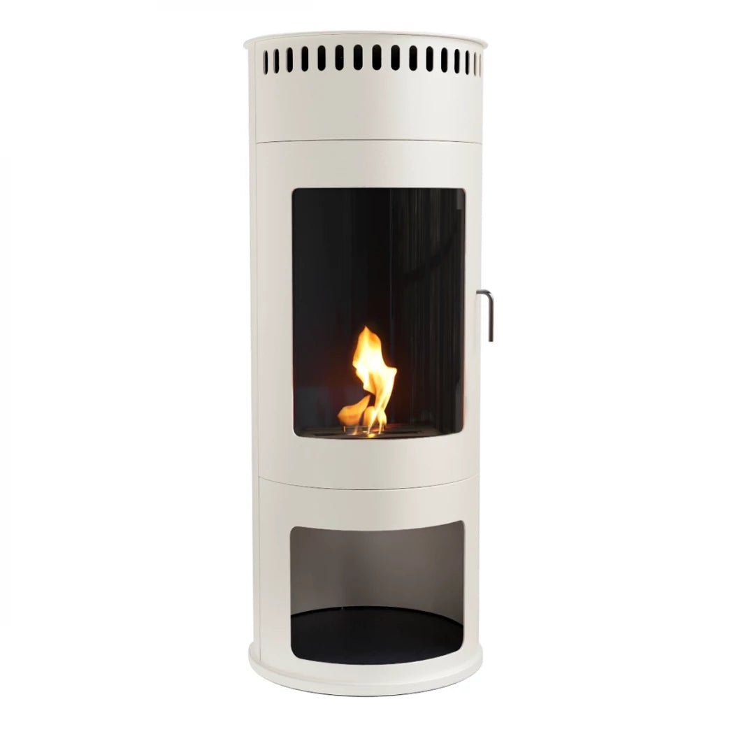 ScandiFlames Washington Freestanding Bioethanol Fireplace in Black
