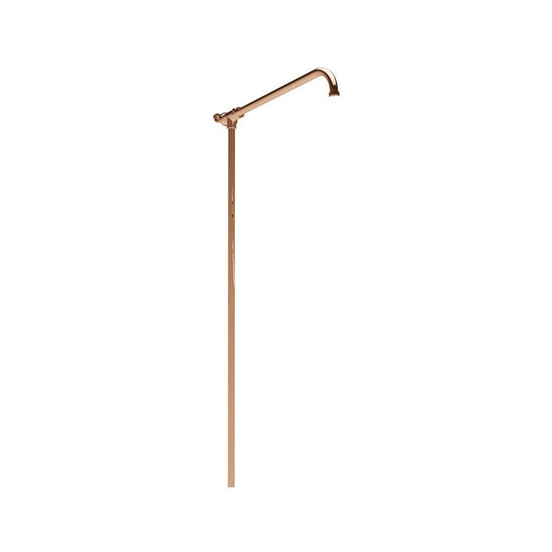 Hurlingham Shower Arm With Riser Rail - Ice Cold Spice | Copper H1018 x W488