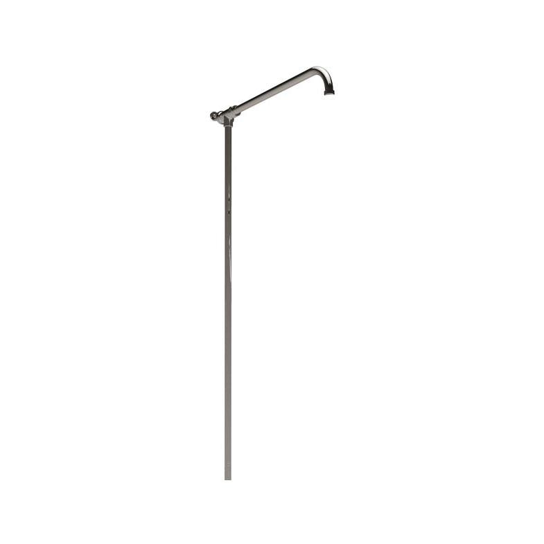 Hurlingham Shower Arm With Riser Rail - Ice Cold Spice | Nickel H1018 x W488