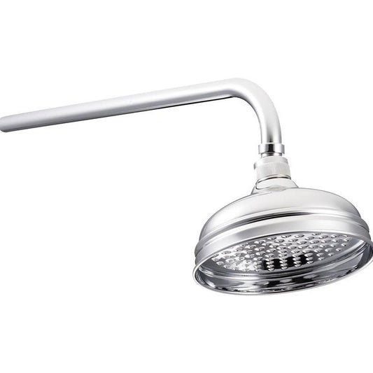 Hurlingham Shower Rose - Ice Cold Spice | 6" Chrome