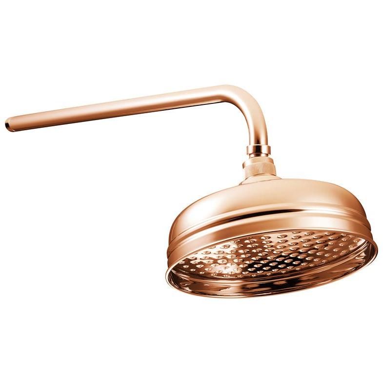 Hurlingham Shower Rose - Ice Cold Spice | 8" Copper