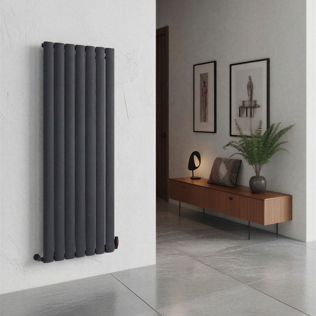 Ice Cold Spice Georgia Vertical Aluminium Designer Radiator
