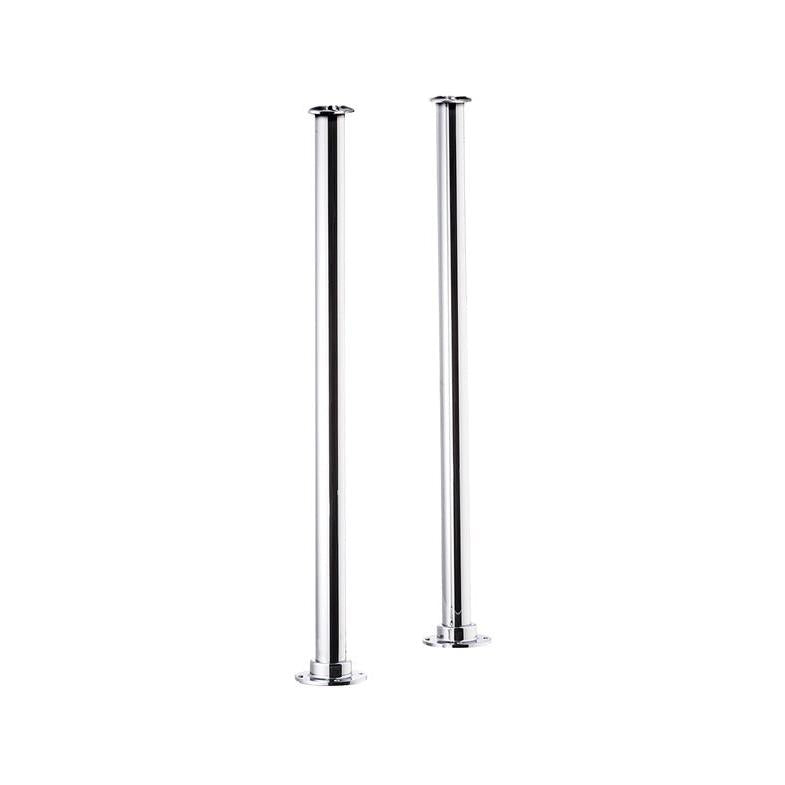 Hurlingham Stand Pipes - Ice Cold Spice | Chrome H652 mm