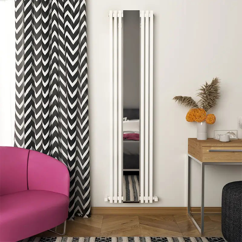 Carisa Sophia Aluminium Tall Designer Radiator Mirror 1800H x 415W