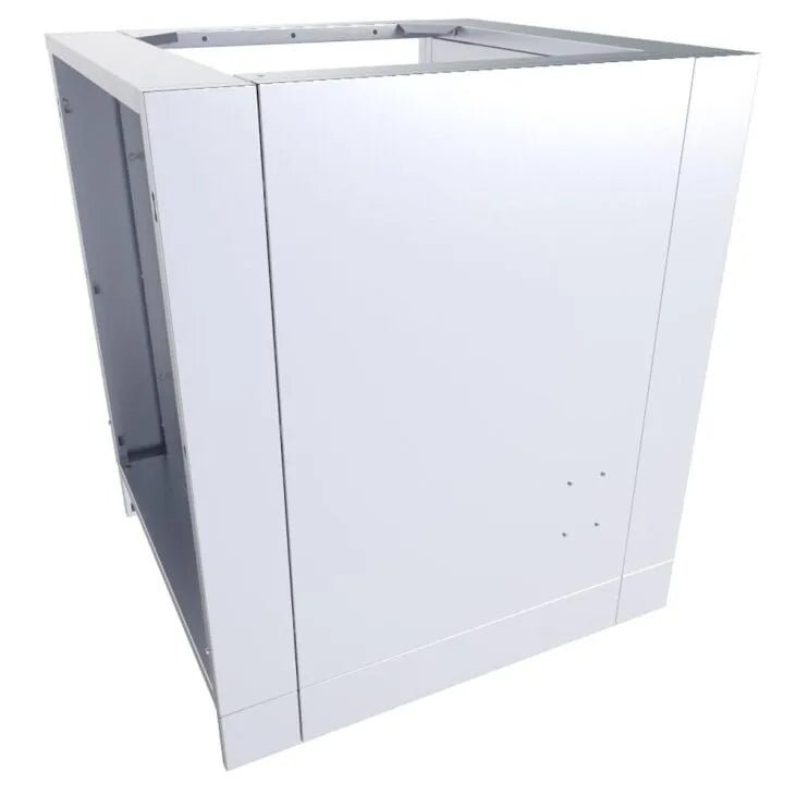 Sunstone Outdoor Kitchens 30" Fridge Cabinet in Light Brushed Stainless Steel