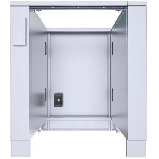 Sunstone Outdoor Kitchens 30" Fridge Cabinet in Light Brushed Stainless Steel