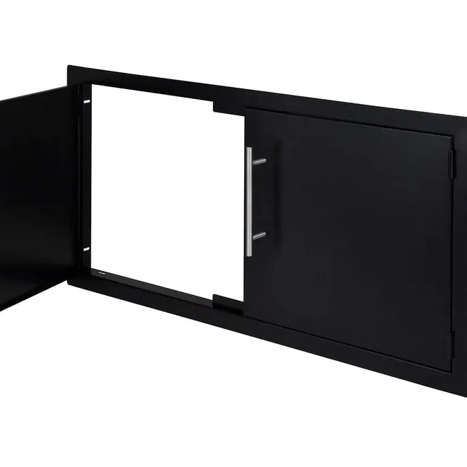 Sunstone Outdoor Kitchens - Black Double Door in Small