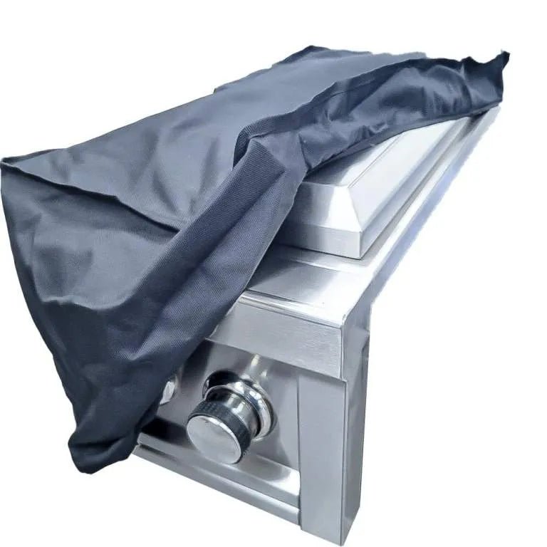 Sunstone Outdoor Kitchens Cover for Double Burner in Matt Black