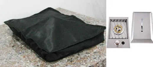 Sunstone Outdoor Kitchens Cover for Single Burner in Black