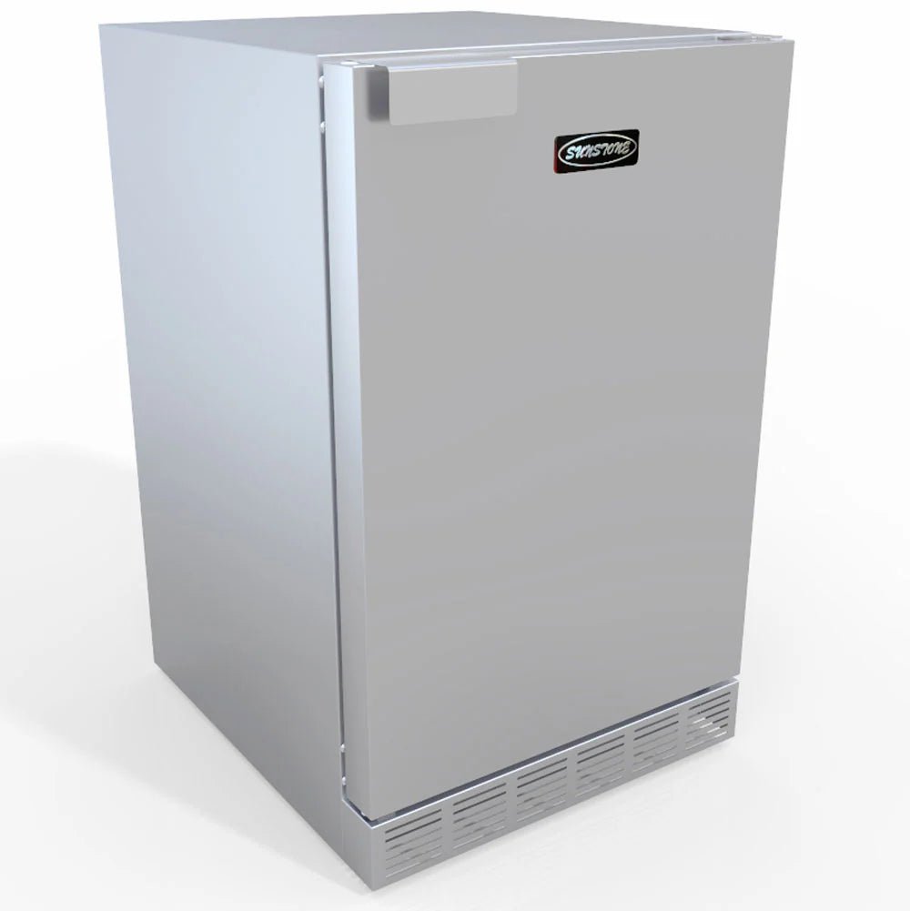 Sunstone Outdoor Kitchens Outdoor Fridge in Light Brushed Stainless Steel