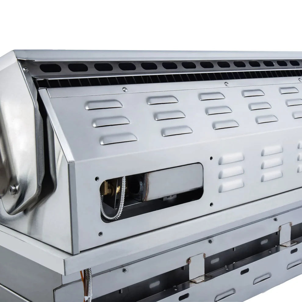 Sunstone Outdoor Kitchens Ruby Series Built In 5 Burner Gas Grill with Infrared Technology