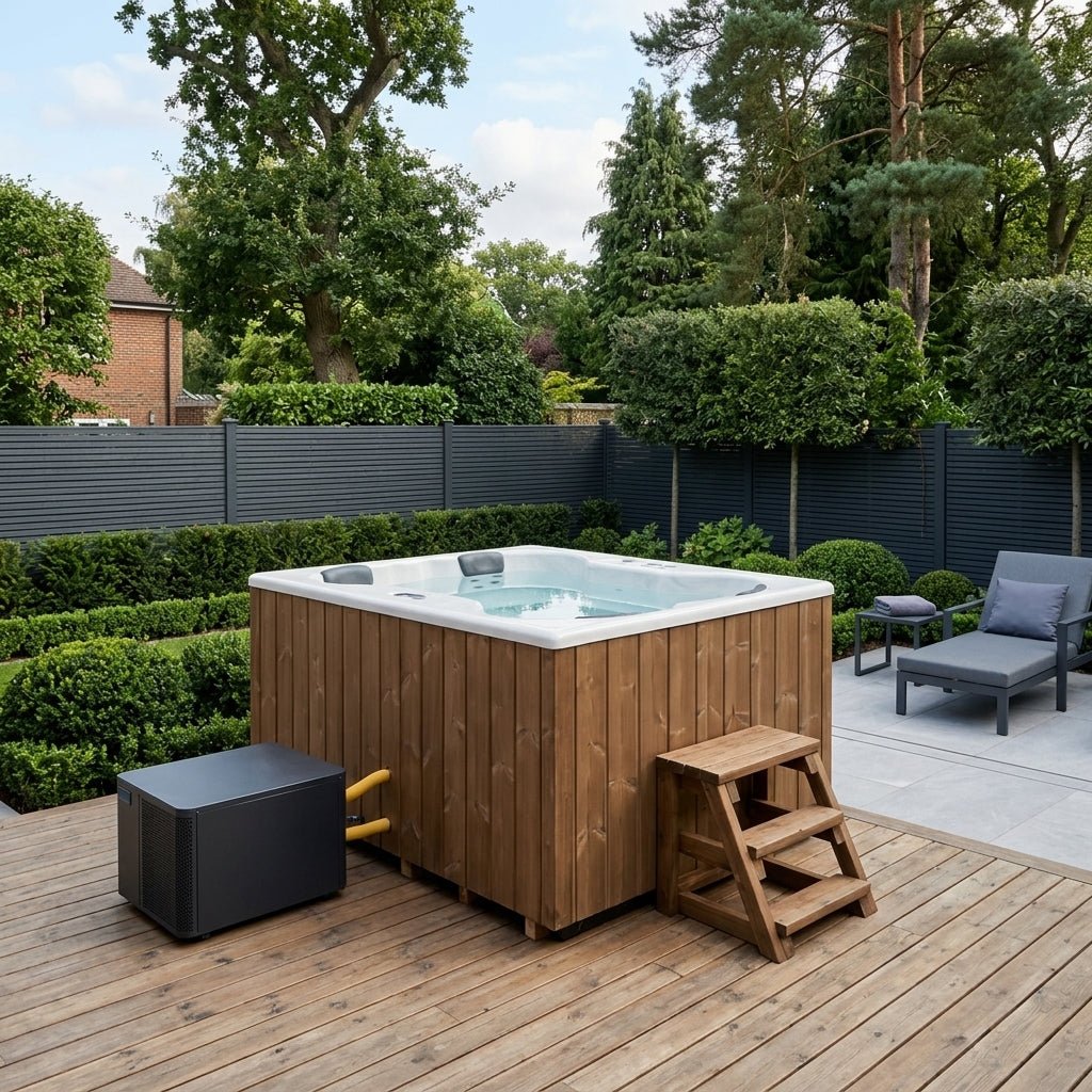 Tetra Cube Fibreglass Hot Tub (4 Person) in