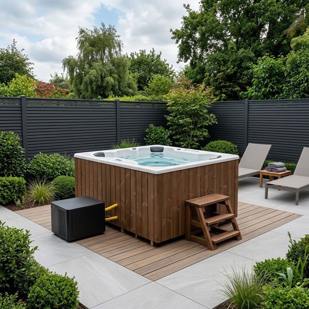 Tetra Cube Fibreglass Hot Tub (4 Person) in