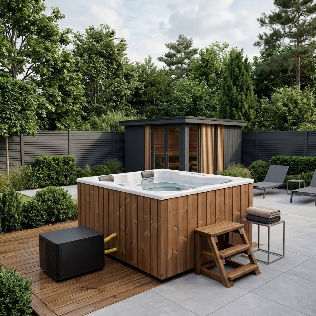 Tetra Cube Fibreglass Hot Tub (4 Person) in