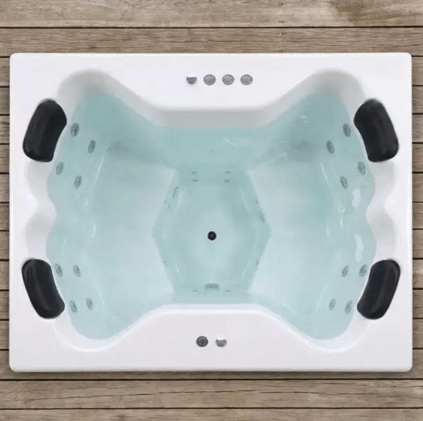 Tetra Cube Fibreglass Hot Tub (4 Person) in