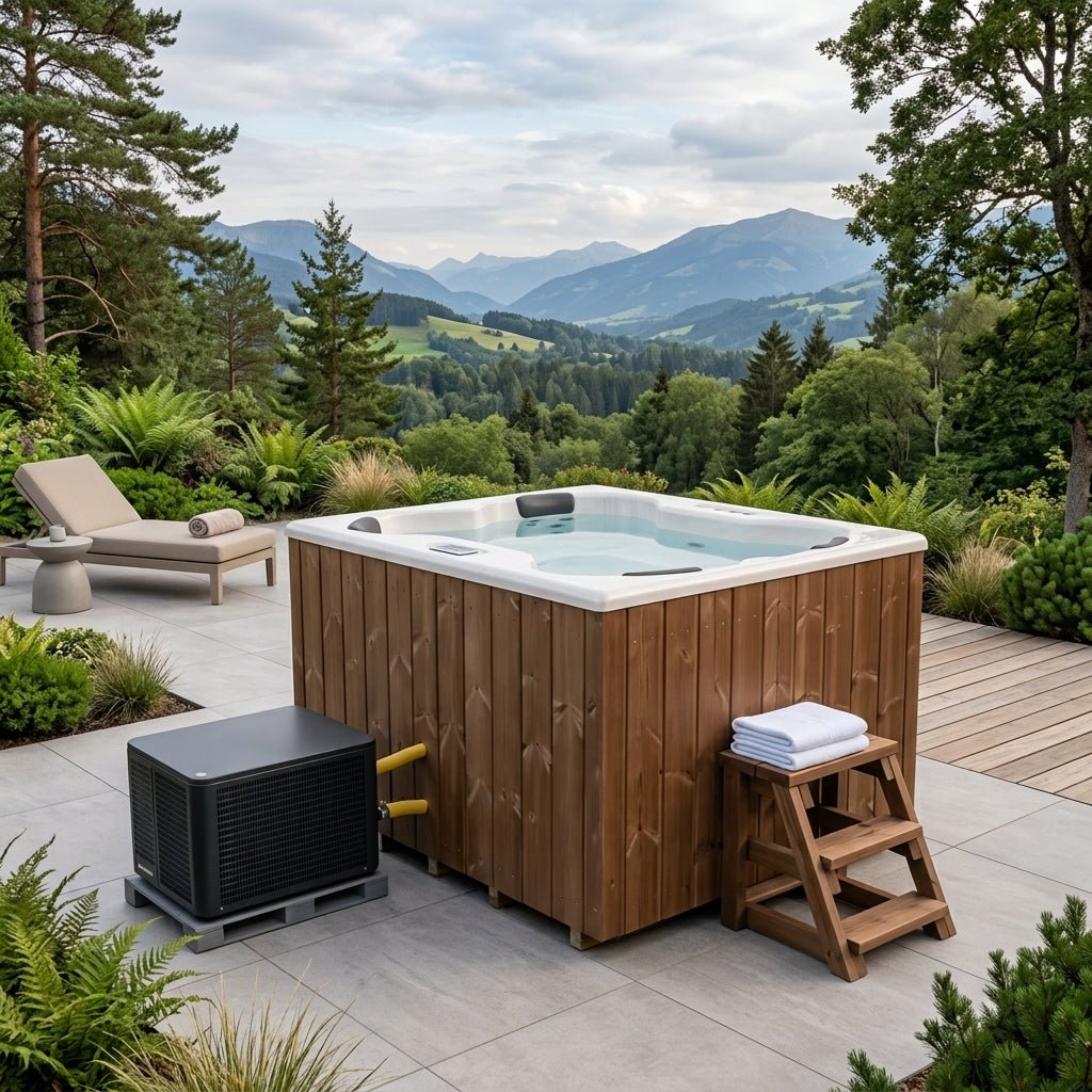 Tetra Cube Fibreglass Hot Tub (4 Person) in