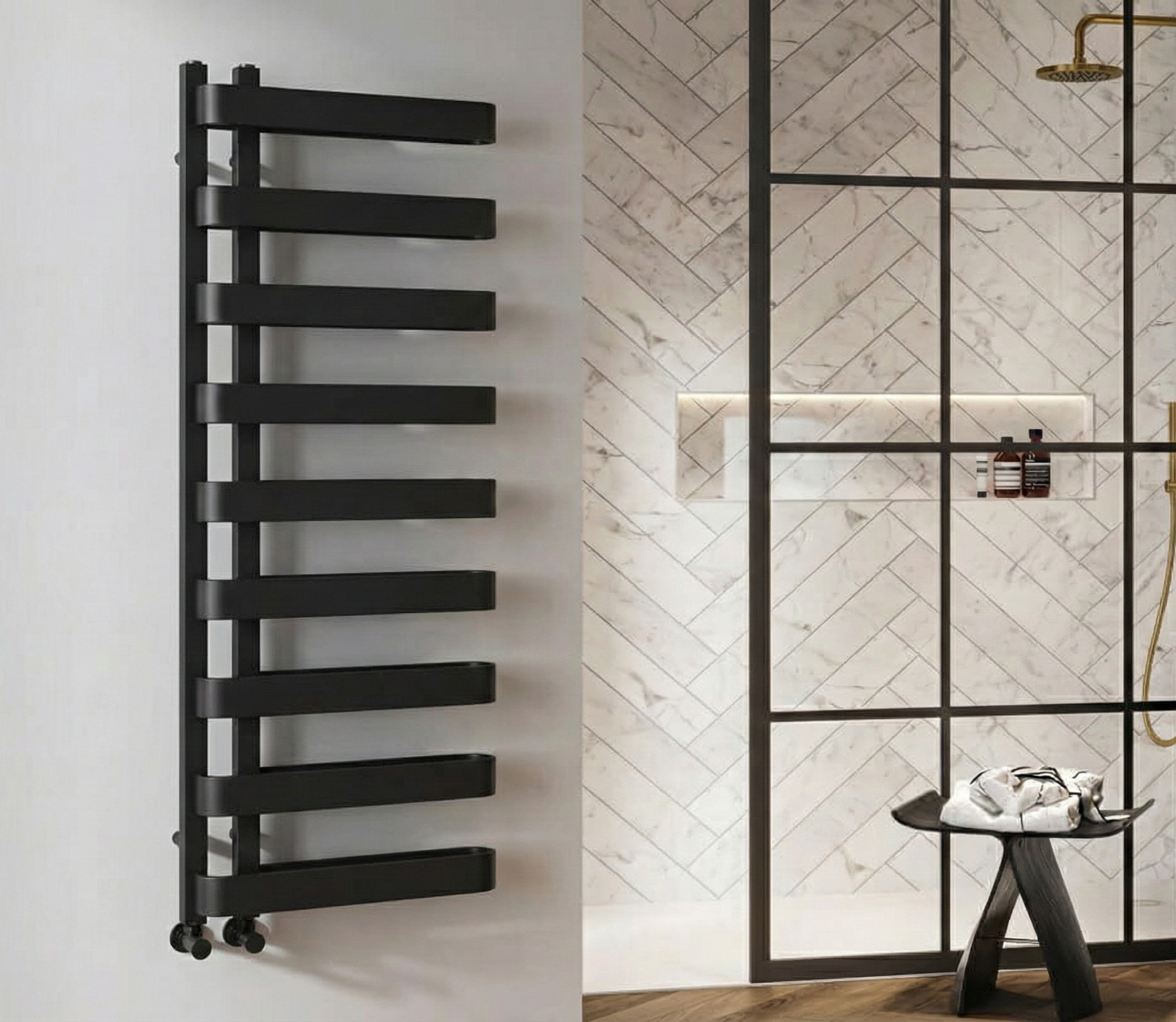 DQ Azura Designer Steel Towel Rail